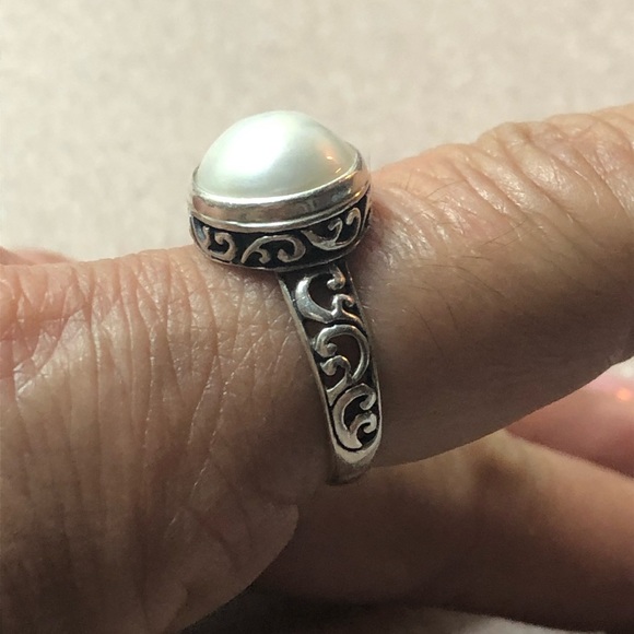 Pearl silver ring - Picture 2 of 5